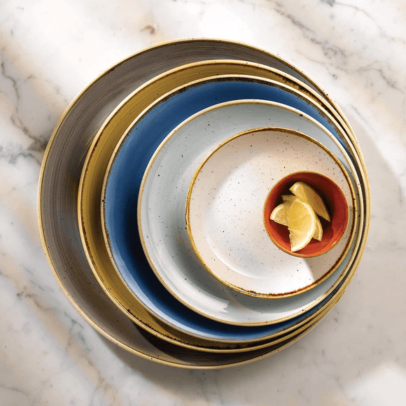 Stonecast Duck Egg coupé - tallerken, 217 mm, Min. kjøp: 6 - for Storkjøkken - XL - Storkjøkken