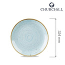 Stonecast Duck Egg coupé - tallerken, 324 mm, Min. kjøp: 6 - for Storkjøkken - XL - Storkjøkken