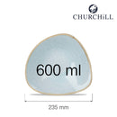 Stonecast Duck Egg trekantet bolle, 235 mm, Min. kjøp: 6 - for Storkjøkken - XL - Storkjøkken