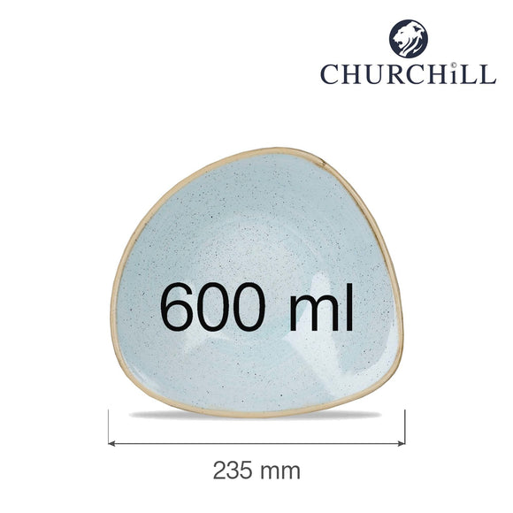 Stonecast Duck Egg trekantet bolle, 235 mm, Min. kjøp: 6 - for Storkjøkken - XL - Storkjøkken