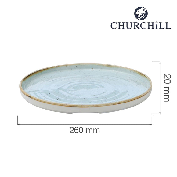 Stonecast Duck Egg veggplate, 210 mm, Min. kjøp: 6 - for Storkjøkken - XL - Storkjøkken