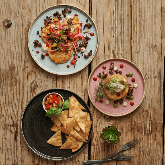 Stonecast Duck Egg veggplate, 210 mm, Min. kjøp: 6 - for Storkjøkken - XL - Storkjøkken