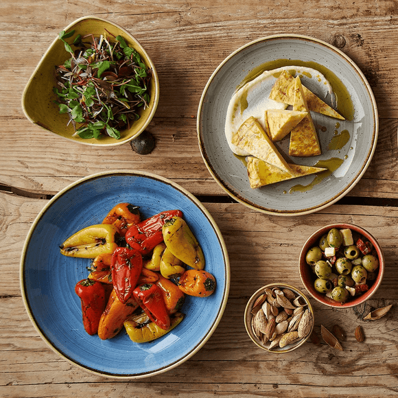 Stonecast Grå coupéplate, 217 mm, Min. kjøp: 6 - for Storkjøkken - XL - Storkjøkken