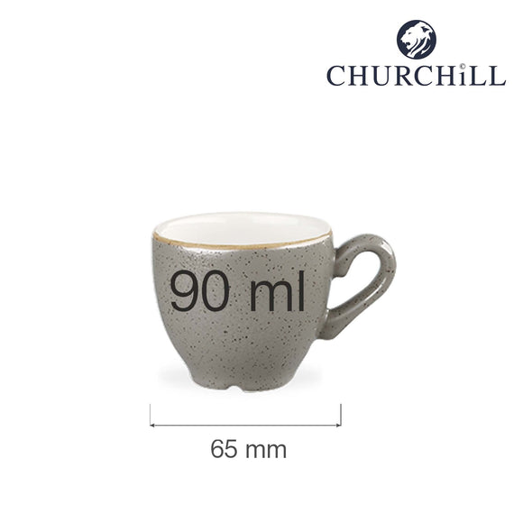 Stonecast Grå espressokopp, 90 ml, Min. kjøp: 6 - for Storkjøkken - XL - Storkjøkken