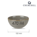 Stonecast grå suppeskål, 132 mm, Min. kjøp: 6 - for Storkjøkken - XL - Storkjøkken