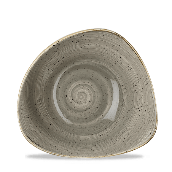 Stonecast grå trekantet skål, 185 mm, Min. kjøp: 6 - for Storkjøkken - XL - Storkjøkken