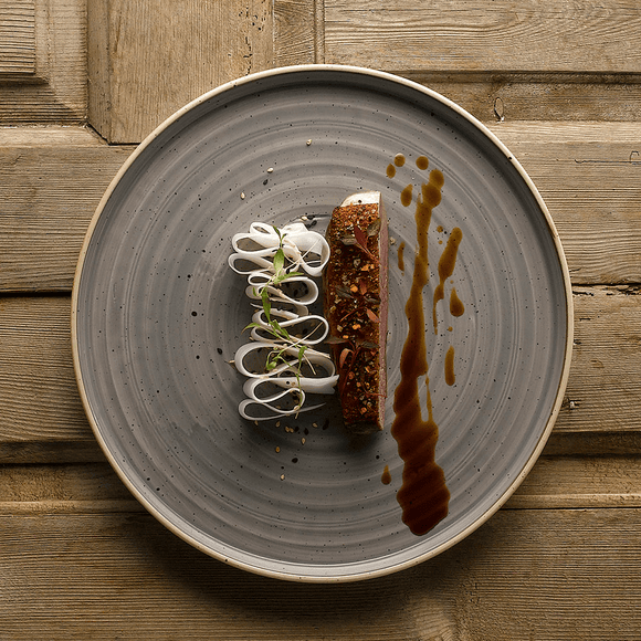 Stonecast gråvegget plate, 260 mm, Min. kjøp: 6 - for Storkjøkken - XL - Storkjøkken