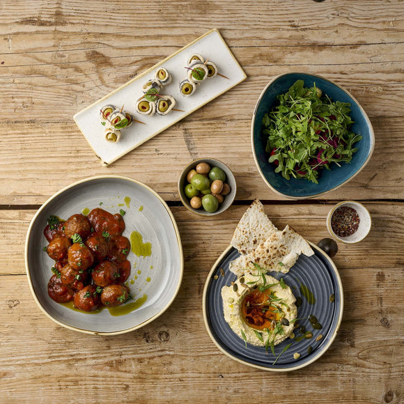 Stonecast gråvegget plate, 260 mm, Min. kjøp: 6 - for Storkjøkken - XL - Storkjøkken