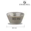 Stonecast Grey sausskål, 90 ml, Min. kjøp: 6 - for Storkjøkken - XL - Storkjøkken