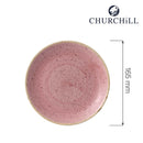 Stonecast Petal Pink kupétallerken, 165 mm, Min. kjøp: 6 - for Storkjøkken - XL - Storkjøkken