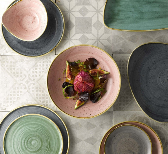 Stonecast Petal Pink trekantet skål, 153 mm, Min. kjøp: 6 - for Storkjøkken - XL - Storkjøkken