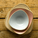 Stonecast Petal Pink trekantet skål, 235 mm, Min. kjøp: 6 - for Storkjøkken - XL - Storkjøkken