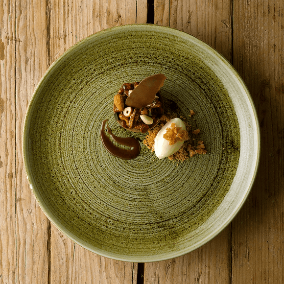 Stonecast Plume Green coupéplate, 217 mm - for Storkjøkken - XL - Storkjøkken