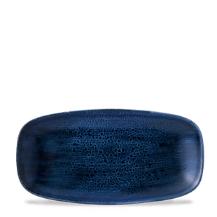 Stonecast Plume Ultramarin kokketallerken avlang, 298x153mm - for Storkjøkken - XL - Storkjøkken