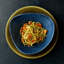 Stonecast Plume ultramarin trekantet skål, 235 mm, Min. kjøp: 12 - for Storkjøkken - XL - Storkjøkken