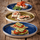 Stonecast Plume ultramarin veggplate, 210 mm, Min. kjøp: 6 - for Storkjøkken - XL - Storkjøkken