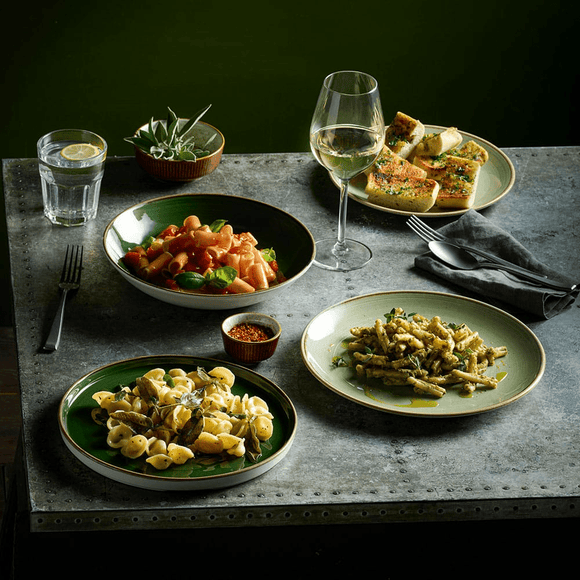 Stonecast Sorrel Green Coupe - bolle, 250 mm, Min. kjøp: 6 - for Storkjøkken - XL - Storkjøkken