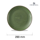 Stonecast Sorrel Green Coupe - plate, 290 mm, Min. kjøp: 6 - for Storkjøkken - XL - Storkjøkken
