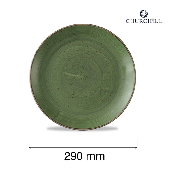 Stonecast Sorrel Green Coupe - plate, 290 mm, Min. kjøp: 6 - for Storkjøkken - XL - Storkjøkken