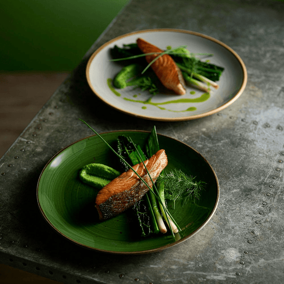 Stonecast Sorrel Green Coupe - plate, 290 mm, Min. kjøp: 6 - for Storkjøkken - XL - Storkjøkken