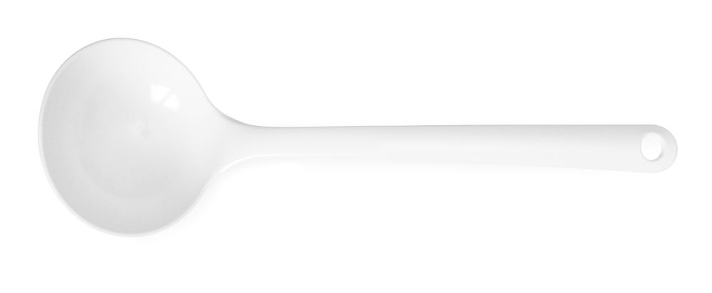 Suppe øse, 0,14l, hvit, 300x93mm - for Storkjøkken - XL - Storkjøkken