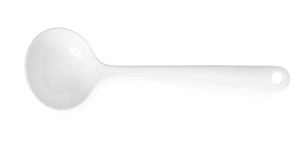 Suppe øse, 0,14l, hvit, 300x93mm - for Storkjøkken - XL - Storkjøkken