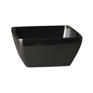 Svart firkantet bolle 19 x 19 cm, høyde 9 cm - for Storkjøkken - XL - Storkjøkken