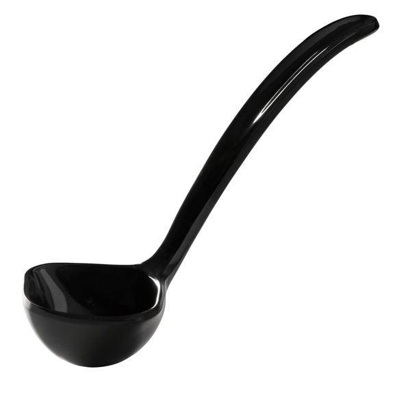 Svart melamin sausøse 40 ml, 180 mm - for Storkjøkken - XL - Storkjøkken