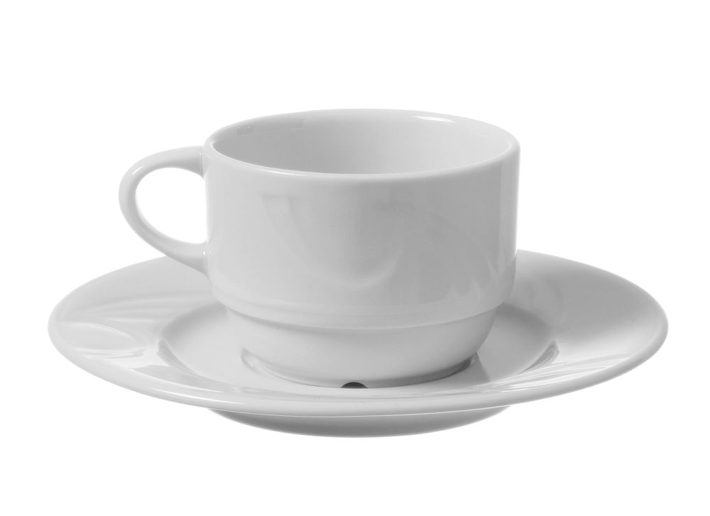 Tallerken for espresso Kopp ø125mm, Min. kjøp: 12 - for Storkjøkken - XL - Storkjøkken