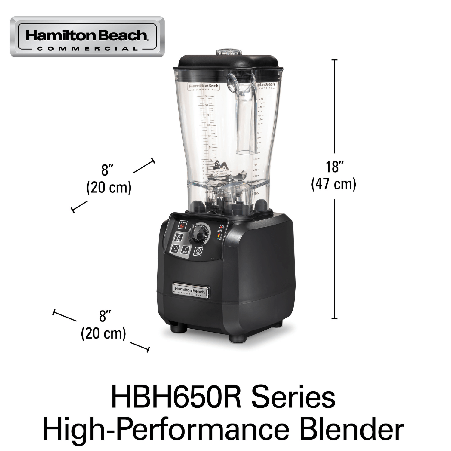 Tempest høytytende blender HBH650R - CE, 178 x 203 x (H) 457 mm - for Storkjøkken - XL - Storkjøkken
