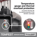 Tempest høytytende blender HBH650R - CE, 178 x 203 x (H) 457 mm - for Storkjøkken - XL - Storkjøkken
