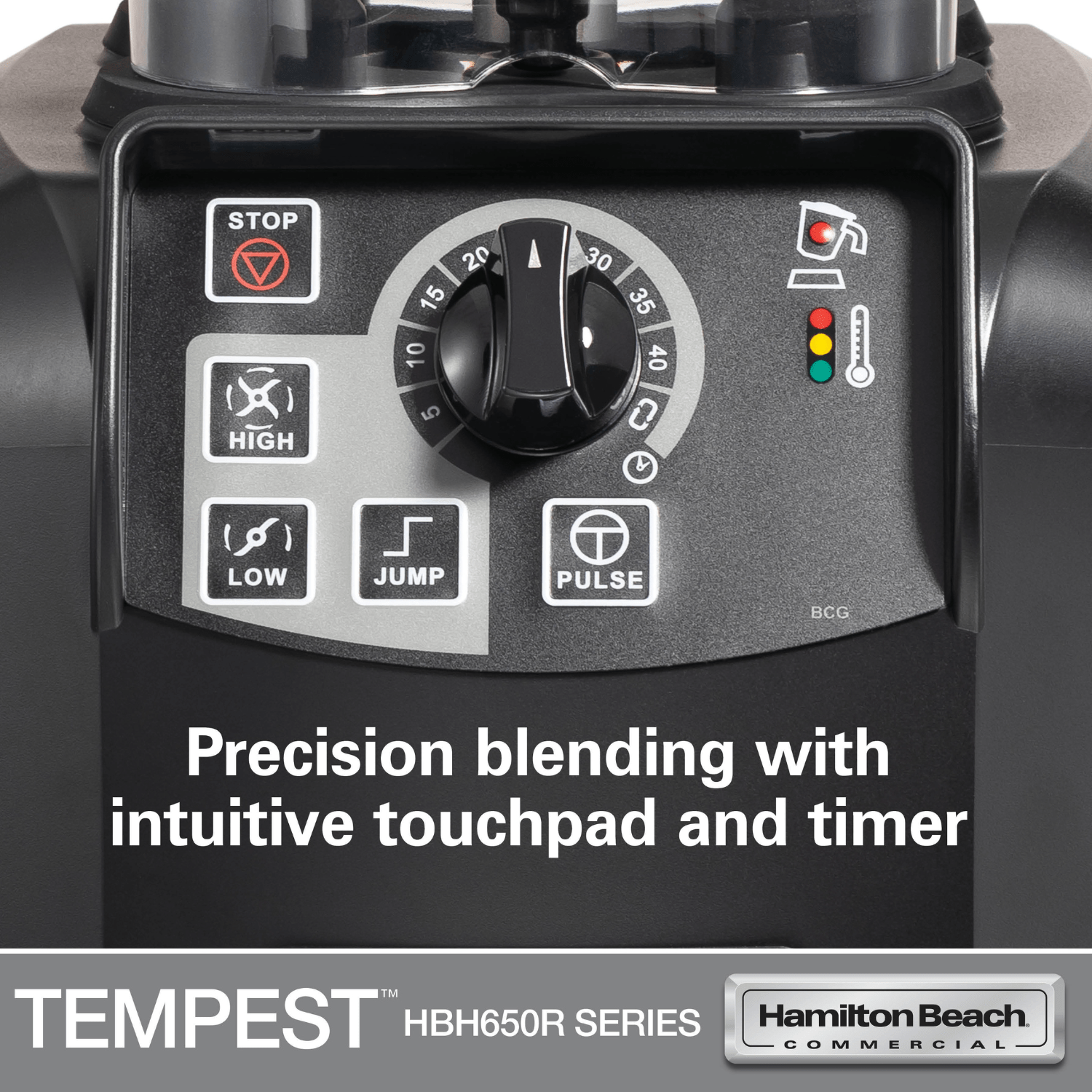 Tempest høytytende blender HBH650R - CE, 178 x 203 x (H) 457 mm - for Storkjøkken - XL - Storkjøkken
