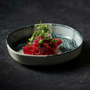 Tide Black Organic Dypkantet Tallerken, 230 mm, Min. kjøp: 6 - for Storkjøkken - XL - Storkjøkken