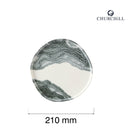 Tide Black Organic Rimfasettertallerken, 210 mm, Min. kjøp: 6 - for Storkjøkken - XL - Storkjøkken