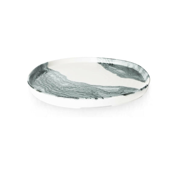 Tide Black Organic Rimfasettertallerken, 210 mm, Min. kjøp: 6 - for Storkjøkken - XL - Storkjøkken