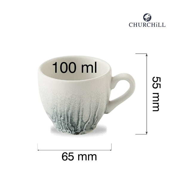 Tide svart espressokopp, 100 ml, Min. kjøp: 6 - for Storkjøkken - XL - Storkjøkken