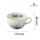 Tide svart kaffekopp, 340 ml, Min. kjøp: 6 - for Storkjøkken - XL - Storkjøkken