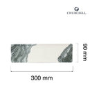 Tide svart porselensbrett, 300x90mm, Min. kjøp: 6 - for Storkjøkken - XL - Storkjøkken