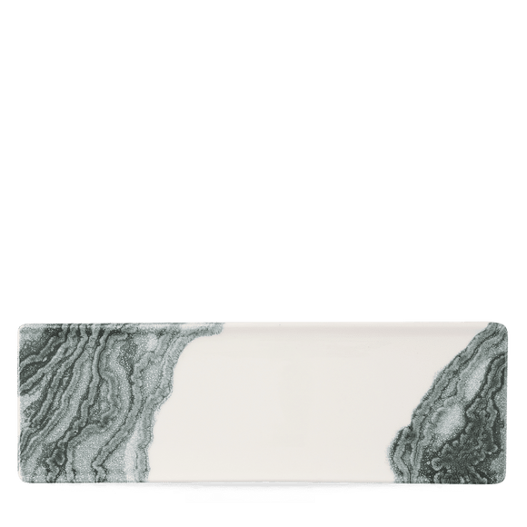 Tide svart porselensbrett, 320x110mm, Min. kjøp: 6 - for Storkjøkken - XL - Storkjøkken