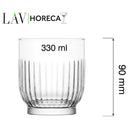 Tokyo lavt glass, 330 ml, LAV, Min. kjøp: 12 - for Storkjøkken - XL - Storkjøkken