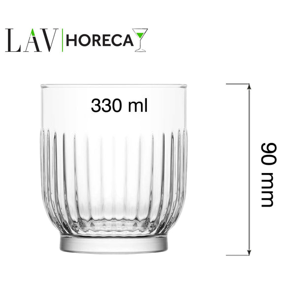 Tokyo lavt glass, 330 ml, LAV, Min. kjøp: 12 - for Storkjøkken - XL - Storkjøkken
