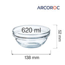 Tømbar bolle, 620 ml, Min. kjøp: 6 - for Storkjøkken - XL - Storkjøkken
