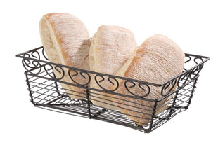 Tråd Kurv Deco rektangulær, 230x150x (H) 80mm - for Storkjøkken - XL - Storkjøkken