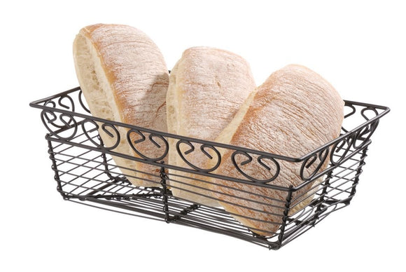 Tråd Kurv Deco rektangulær, 230x150x (H) 80mm - for Storkjøkken - XL - Storkjøkken