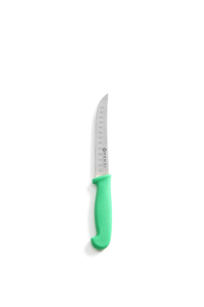 Universal kniv med Granton Edge - Lang modell - Grønn - 230mm - for Storkjøkken - XL - Storkjøkken