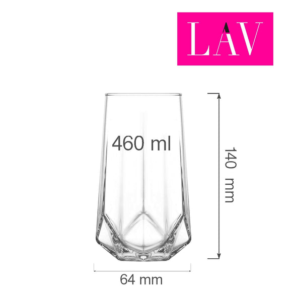 Valeria longdrinkglass 460 ml, Min. kjøp: 6 - for Storkjøkken - XL - Storkjøkken
