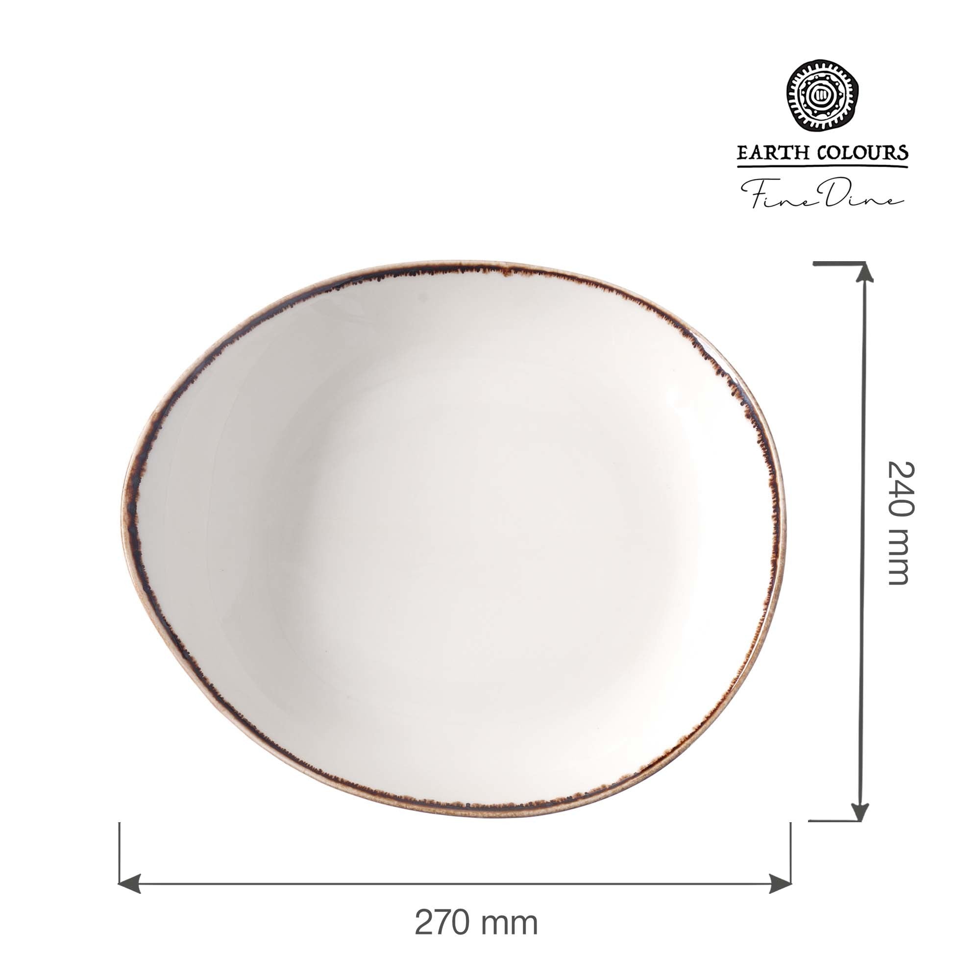 Vanilje presentasjonsfat, 240x270mm, Min. kjøp: 6 - for Storkjøkken - XL - Storkjøkken