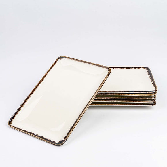 Vanilje rektangulær tallerken, 300x150mm, Min. kjøp: 6 - for Storkjøkken - XL - Storkjøkken