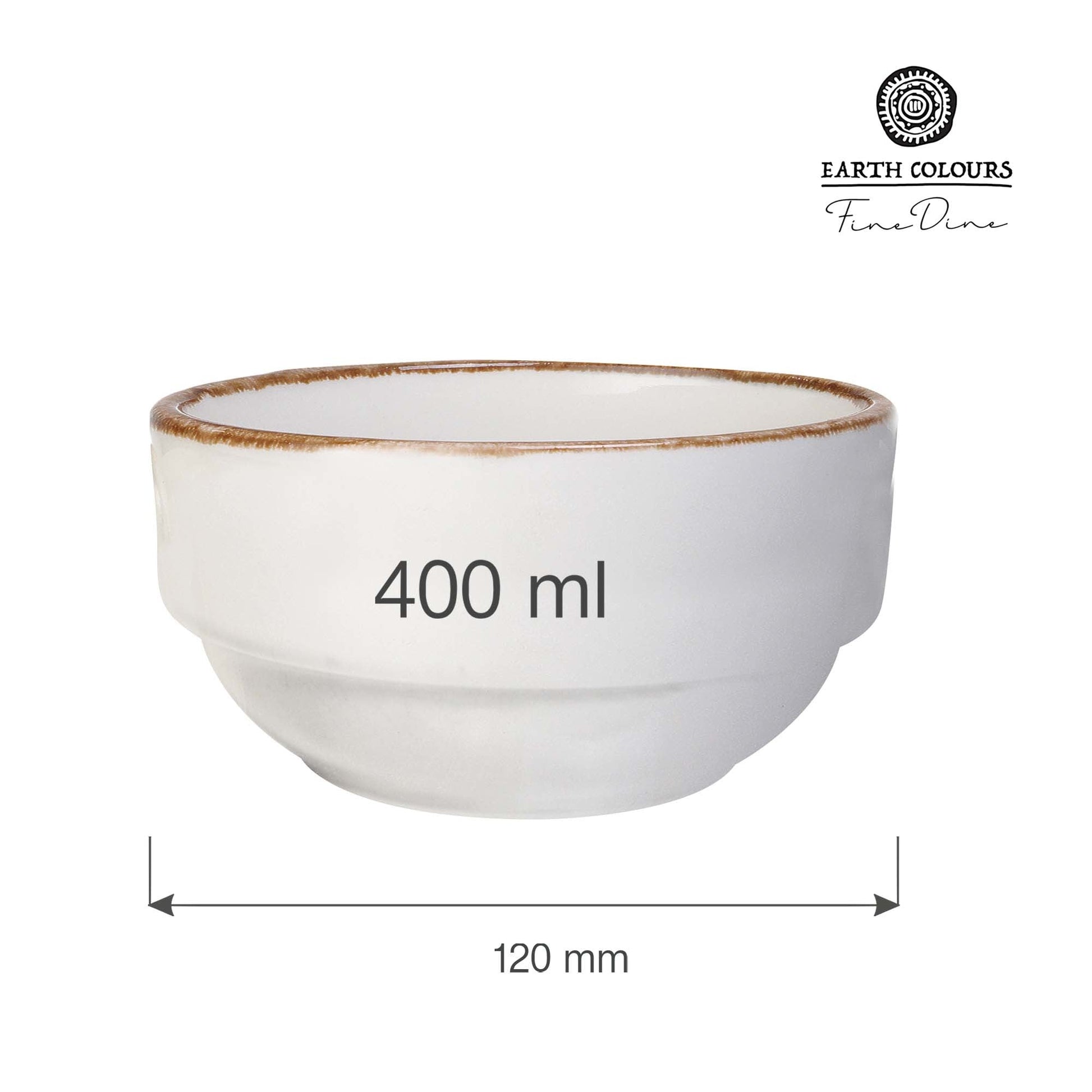 Vaniljeskål som kan stables, 120 mm, Min. kjøp: 6 - for Storkjøkken - XL - Storkjøkken