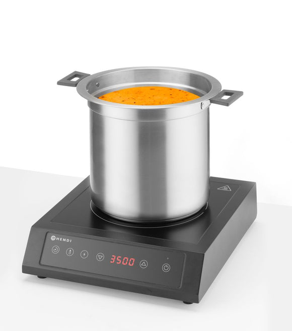 Vannfri suppekjele, 10L, 10L, 220 - 240V/450W, ⌀330x(H)398mm - for Storkjøkken - XL - Storkjøkken